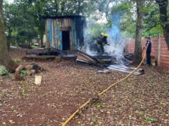 Incendio en una vivienda del barrio Antiguo Centro dejó importantes daños materiales